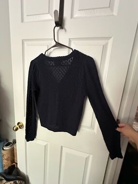 Old Navy | SoSoft | Classic Women's Navy Knit Long-Sleeve Top